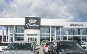 NewRoads Cadillac signage