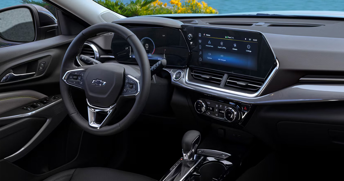 Interior of 2026 Chevrolet Trax
