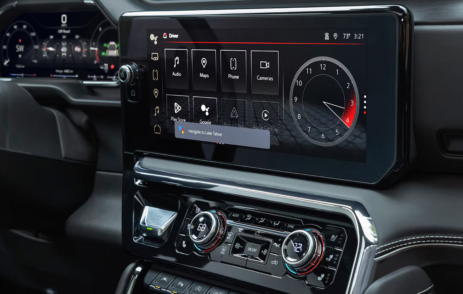 GMC Truck dashboard infotainment