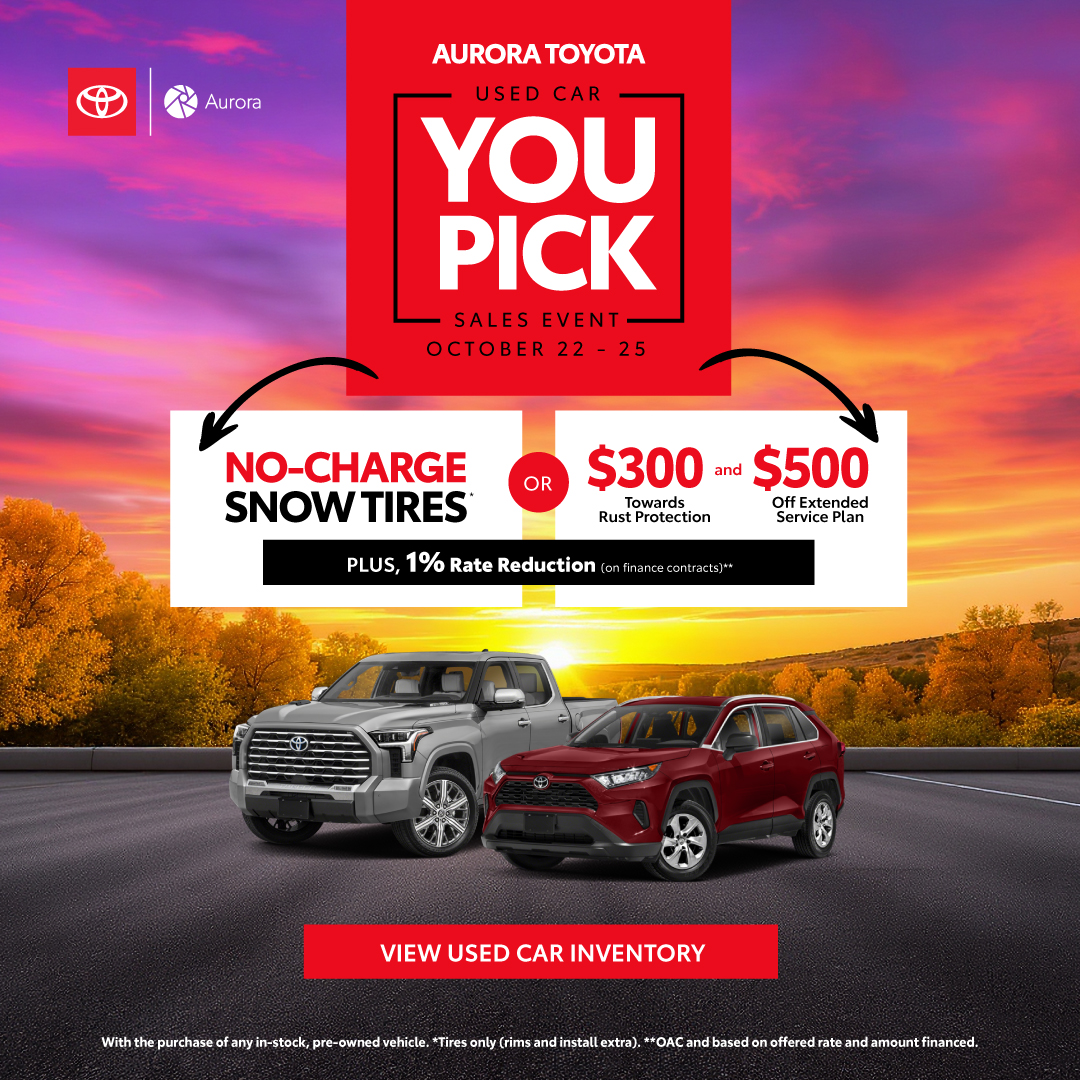 Used Car Sales Event Aurora Ontario