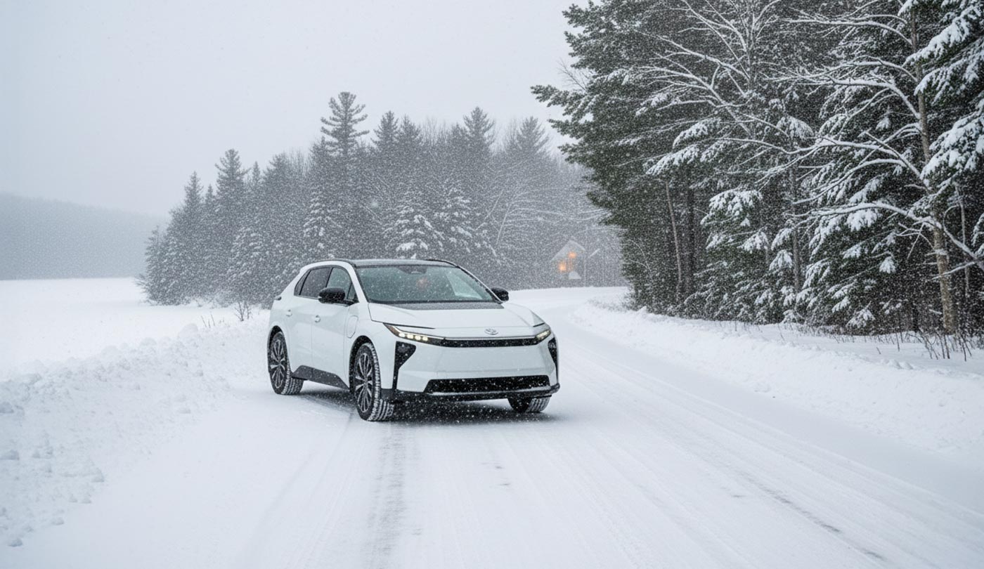 Toyota bZ winter performance range