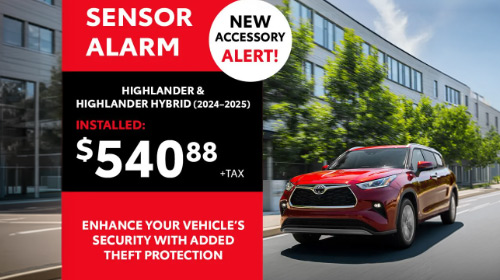 Highlander Sensor Alarm $540.88 Installed
